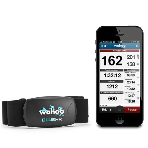 Wahoo Fitness Blue HR Brustgurt für iPhone 4S, iPhone 5. 5C und 5S - Image 2